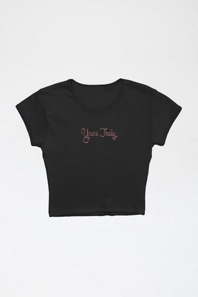 Ariana Grande UO Exclusive Yours Truly Graphic Baby Tee