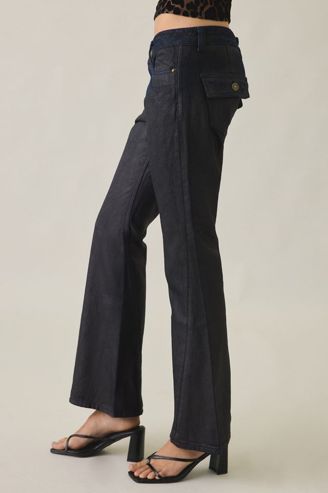 Lioness Mary-Kate Slim Low-Rise Bootcut Jeans #3