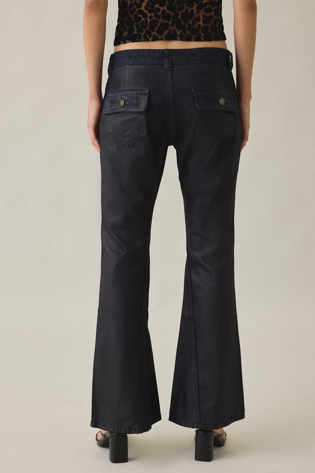 Lioness Mary-Kate Slim Low-Rise Bootcut Jeans #4