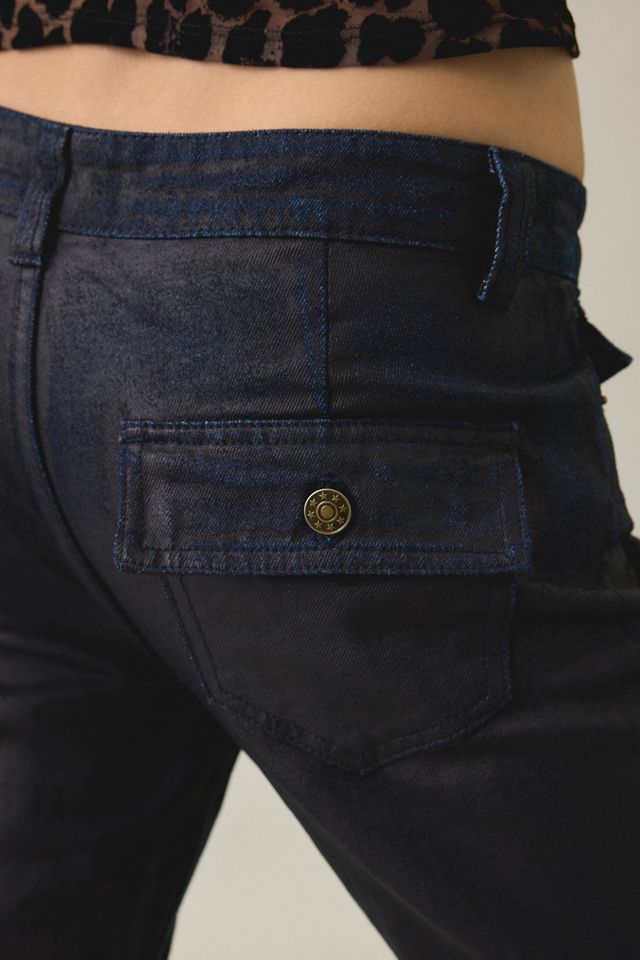 Lioness Mary-Kate Slim Low-Rise Bootcut Jeans #5
