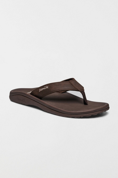 Sanuk On the Rocks Sandals in True Brown, Men's at Urban Outfitters