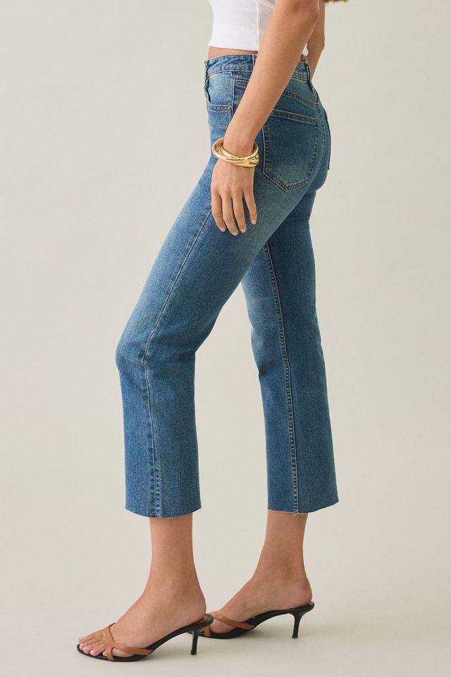 Lioness Slam Dunk Cropped Mid-Rise Slim Straight Jeans #2