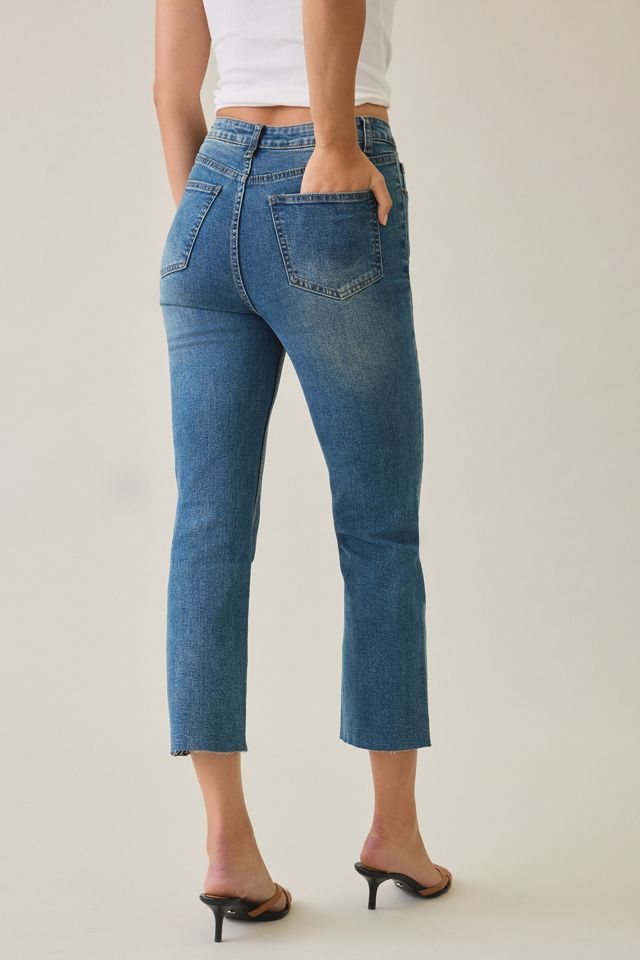 Lioness Slam Dunk Cropped Mid-Rise Slim Straight Jeans #3