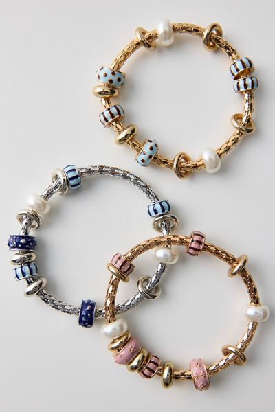 Jane Beaded Charm Bracelet
