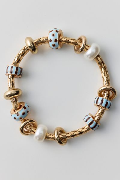 Jane Beaded Charm Bracelet