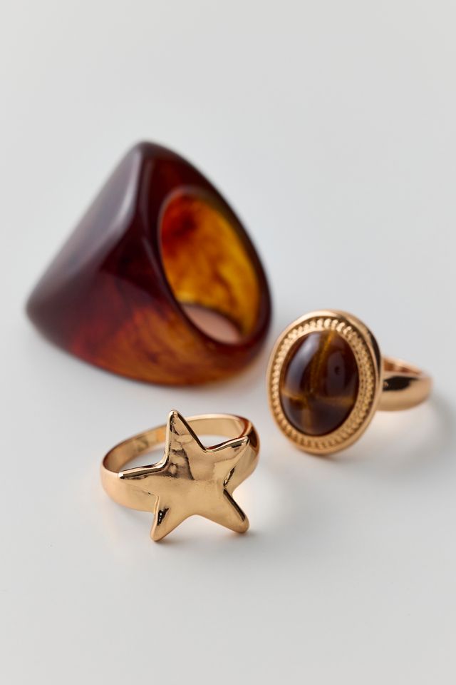 Lola Resin Rings Set #1