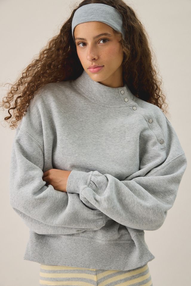 Out From Under In A Snap Fleece Mockneck Pullover #2