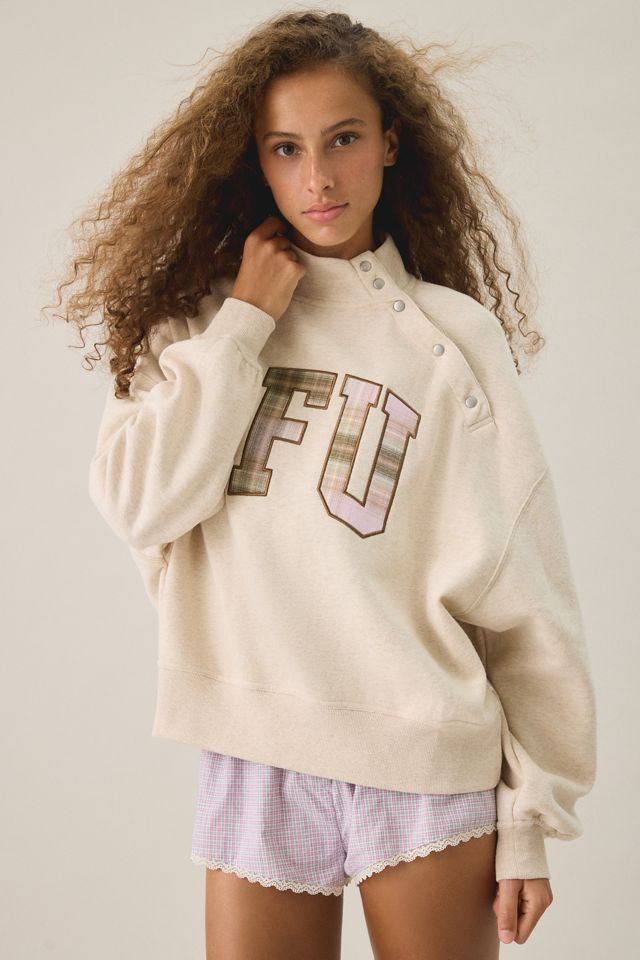 Out From Under In A Snap Fleece Mockneck Pullover #1