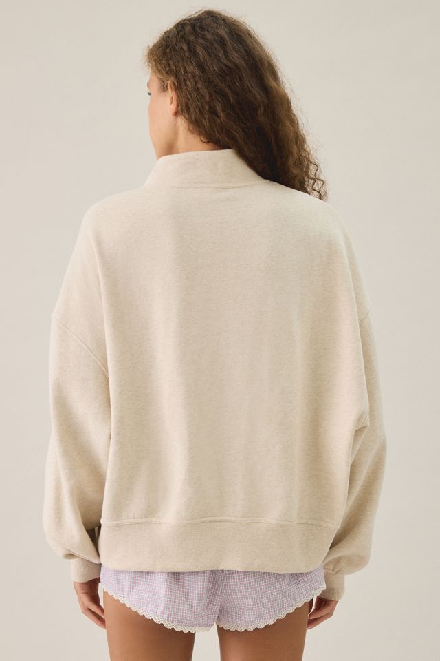 Out From Under In A Snap Fleece Mockneck Pullover #3