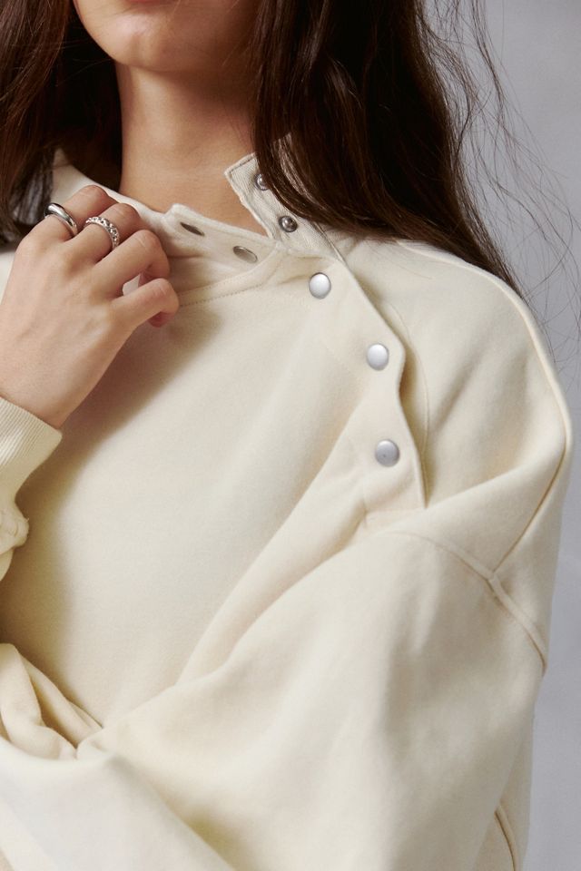 Out From Under In A Snap Fleece Mockneck Pullover #3