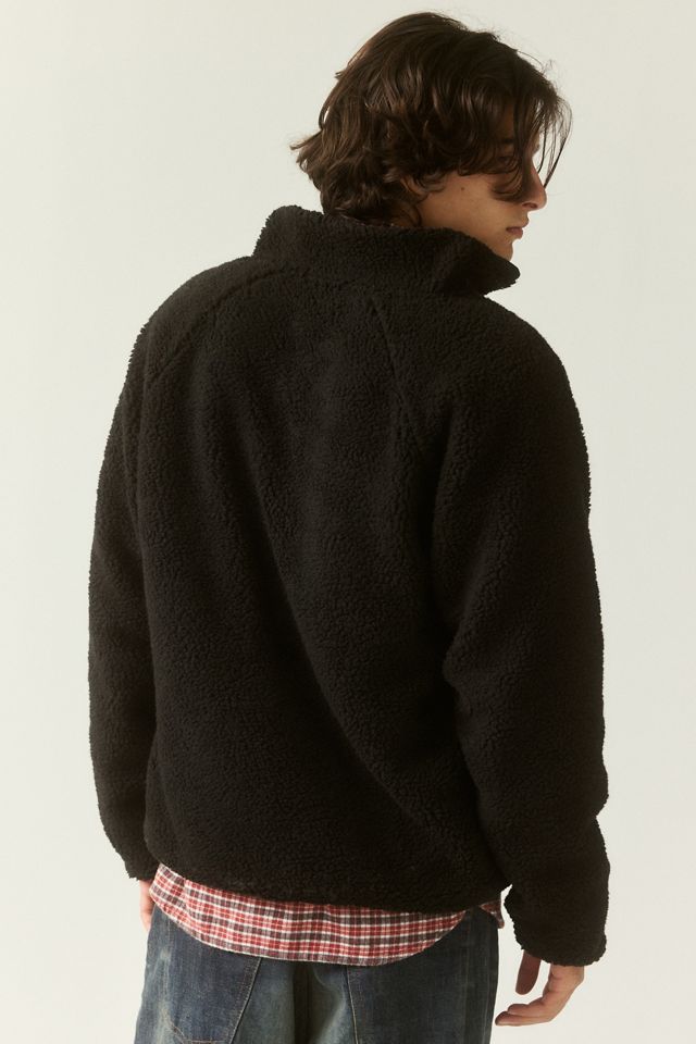 BDG Solid Polar Fleece Zip-Up Jacket #3