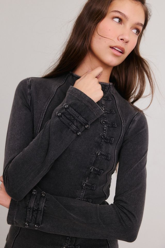 BDG Camden Asymmetric Long Sleeve Band Top #2