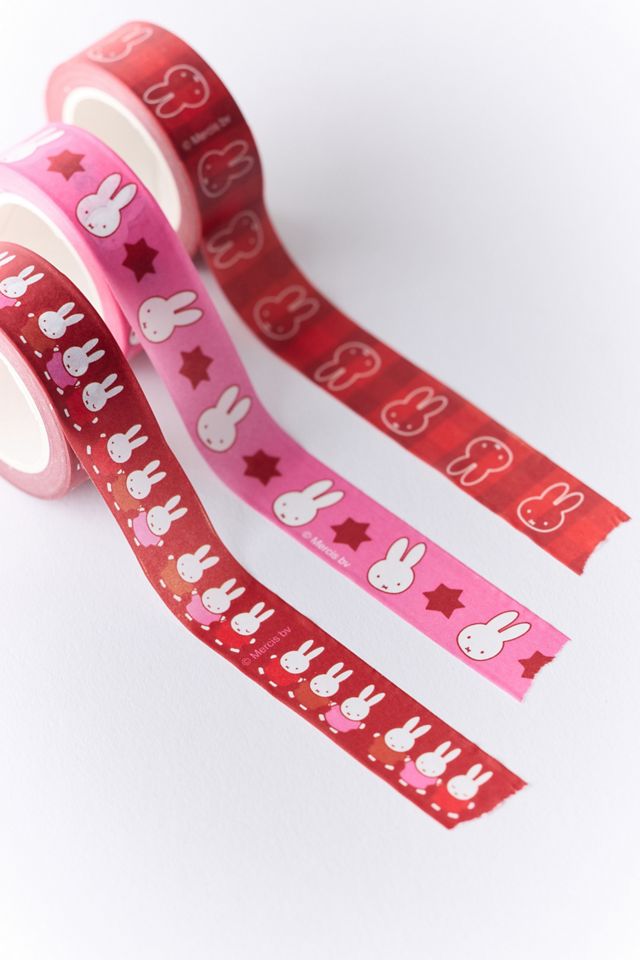 Miffy Maroon Muse UO Exclusive Washi Tape Set #1