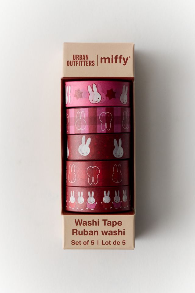 Miffy Maroon Muse UO Exclusive Washi Tape Set #2