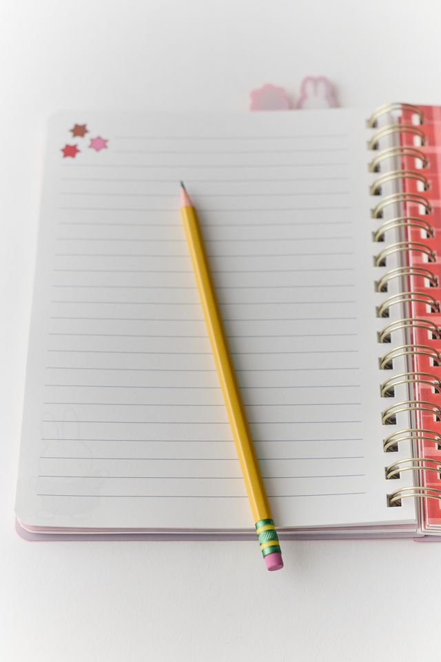 Miffy Maroon Muse UO Exclusive Tabbed Spiral Notebook #1