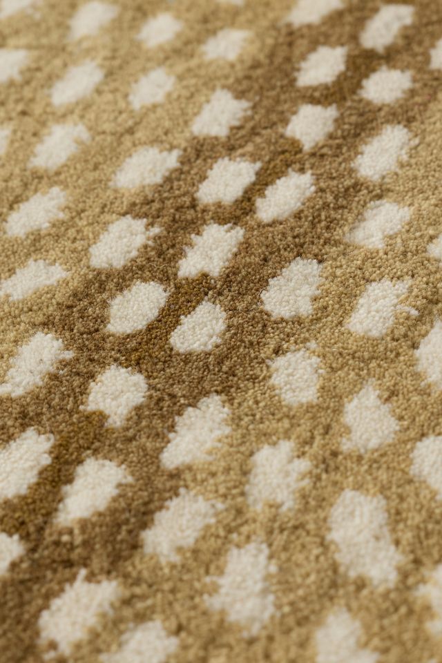 Antelope Shaped Tufted Wool Rug #2