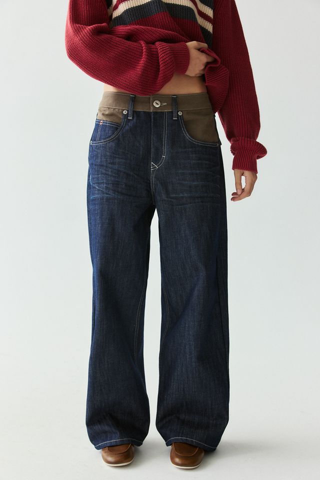 BDG Jaya Mixed Media Baggy Boyfriend Jeans #1