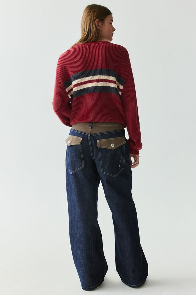 BDG Jaya Mixed Media Baggy Boyfriend Jeans #3