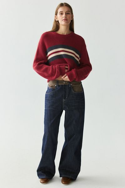 BDG Jaya Mixed Media Baggy Boyfriend Jeans