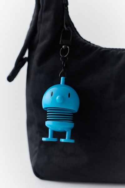 Hoptimist Turquoise Mini Bumble Keychain