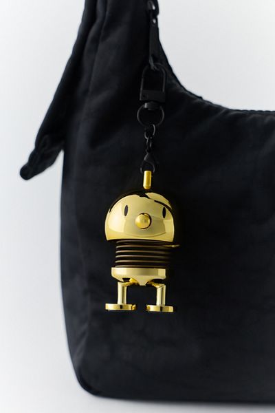 Hoptimist Gold Mini Bumble Keychain