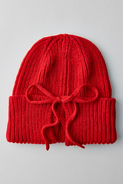 Hazel Bow Back Knit Beanie