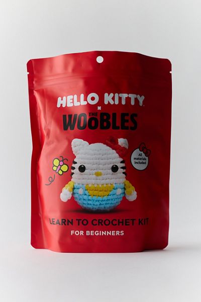 The Woobles Sanrio Hello Kitty Plushie Crochet Kit