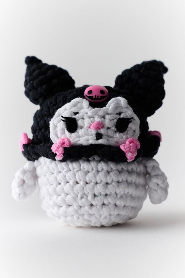 The Woobles Sanrio Kuromi Plushie Crochet Kit #1