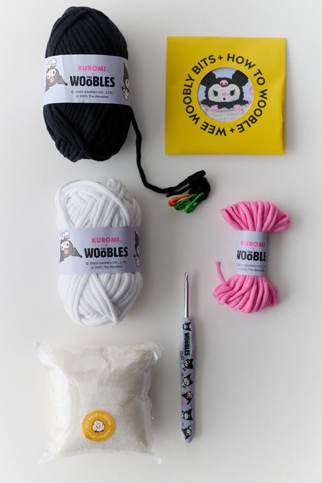The Woobles Sanrio Kuromi Plushie Crochet Kit #2