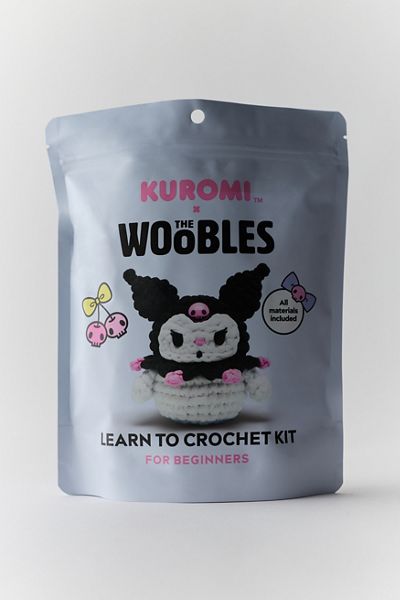 The Woobles Sanrio Kuromi Plushie Crochet Kit