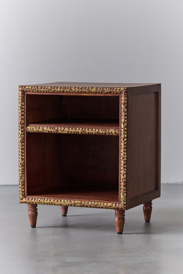 Florence Gilded Storage Nightstand #1