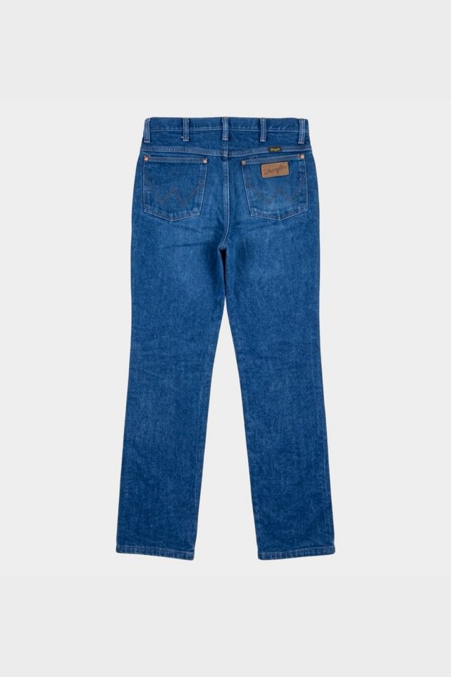 Vintage 1990's Wrangler Dark Wash Cowboy Cut Denim Jeans #1