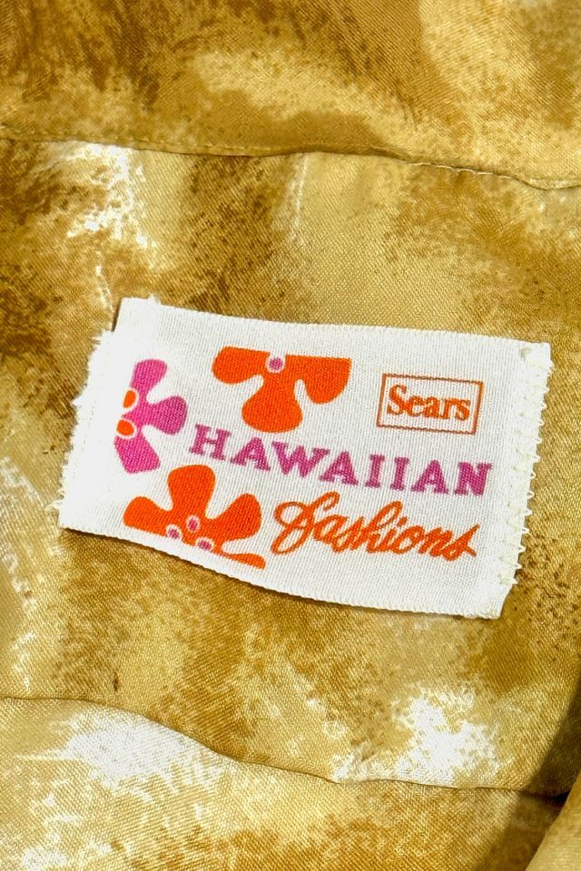 Vintage 1960's Sears Tropical Camp Collar Shirt #1