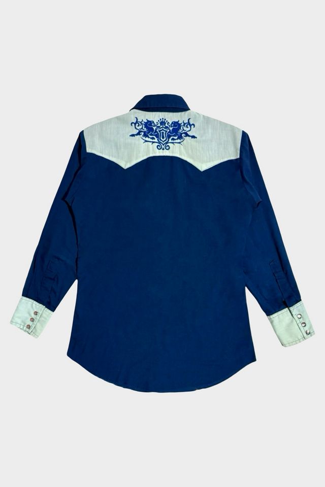 Vintage 1960’s Dee Cee Embroidered Western Pearl Snap Shirt #1
