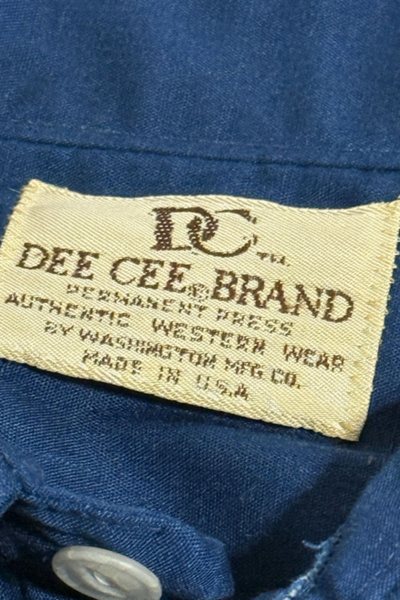 Vintage 1960’s Dee Cee Embroidered Western Pearl Snap Shirt