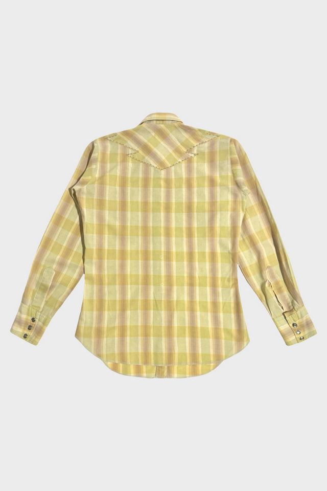 Vintage 1950's Levi's Plaid Western Pearl Snap Shirt #1