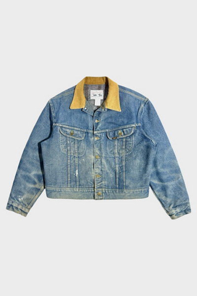 Vintage 1970's Lee Stormrider Blanket Lined Western Denim Trucker
