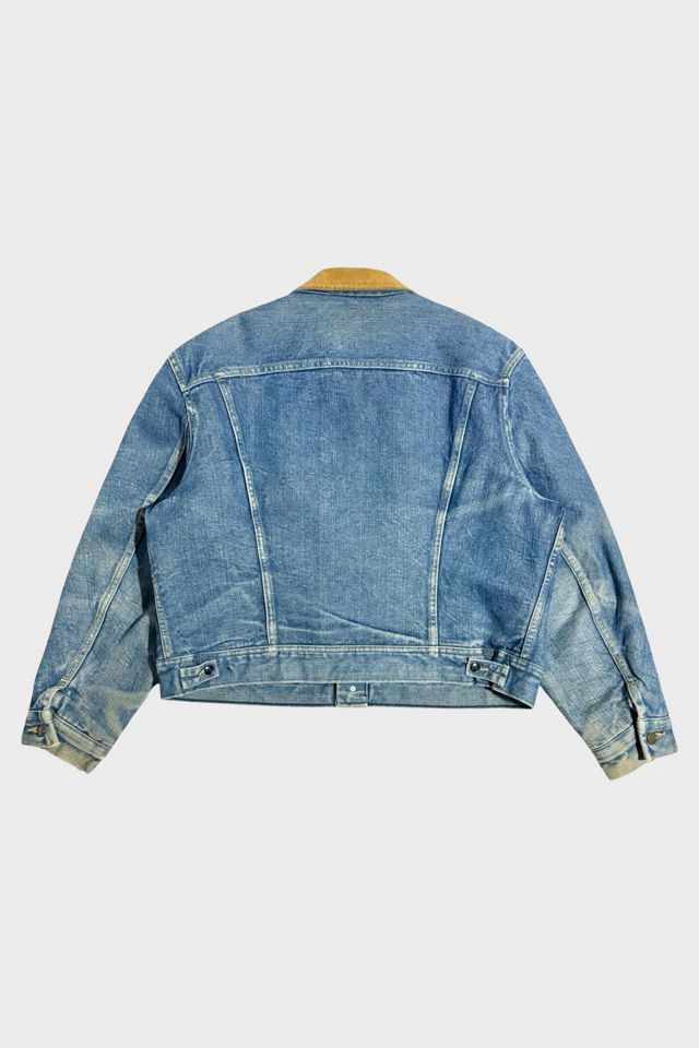 Vintage 1970's Lee Stormrider Blanket Lined Western Denim Trucker Jacket #1