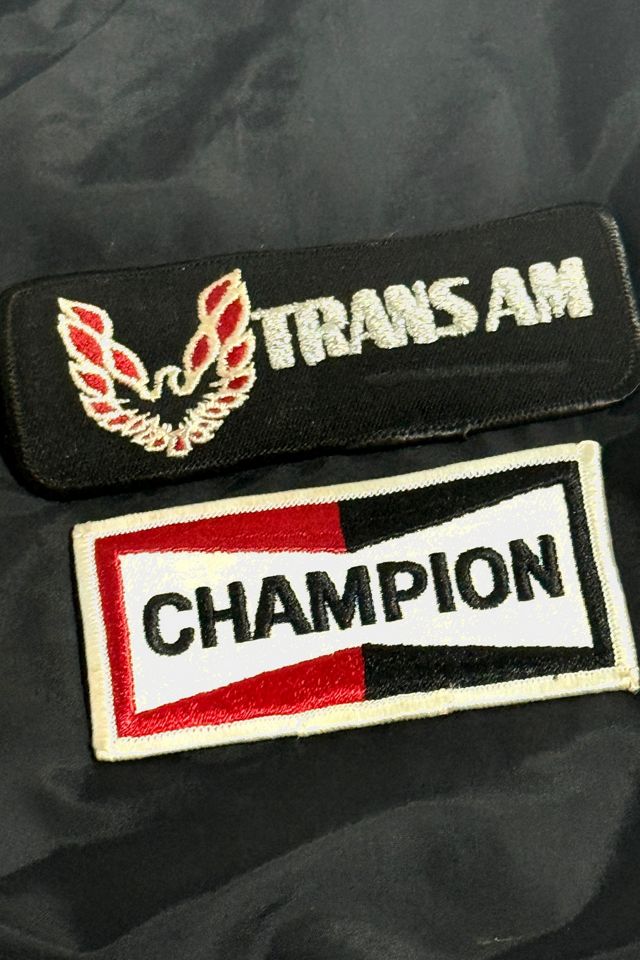 Vintage 1970's Trans Am Racing Black Russell Coaches Jacket #1
