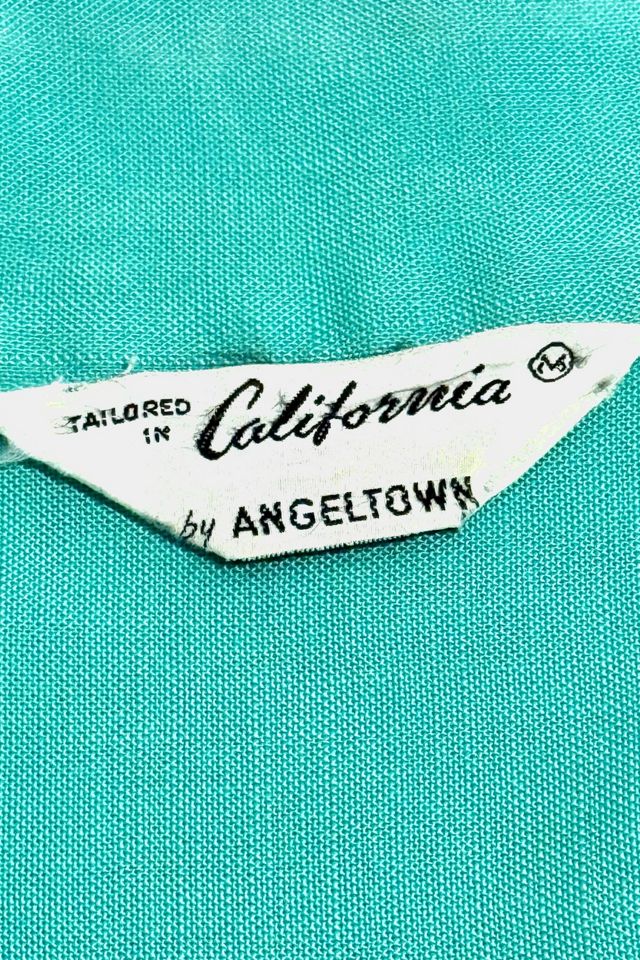 Vintage 1950's California By Angeltown Chainstitched Bowling Shirt #2