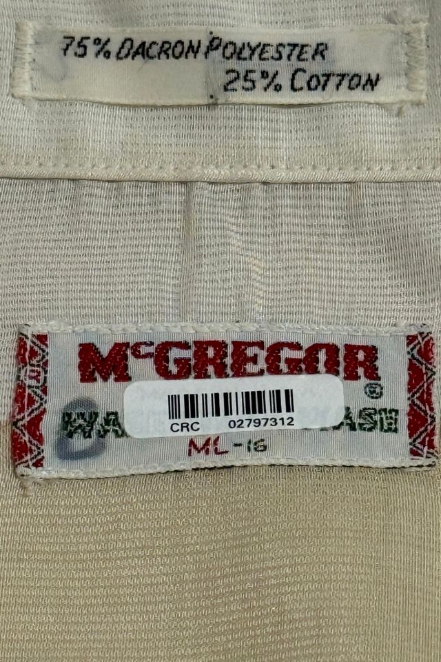 Vintage 1940’s McGregor Cropped Striped Shirt #1