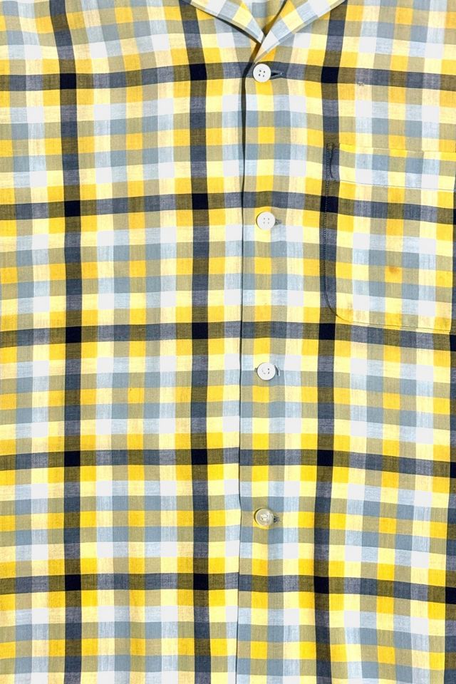 Vintage 1940’s Arrow Cropped Selvedge Plaid Shirt #1
