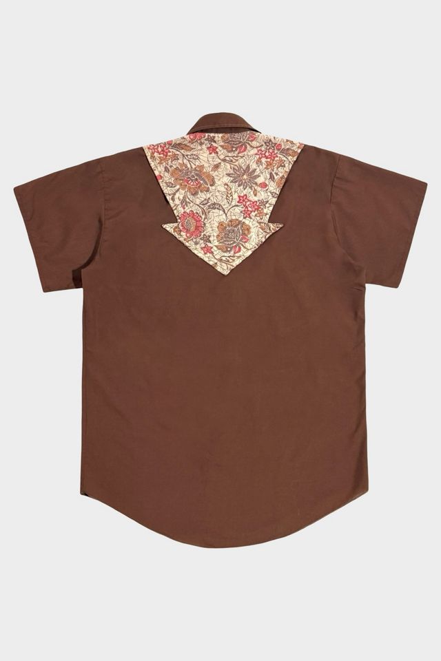 Vintage 1960’s Texson Western Floral Arrow Pearl Snap Shirt #1