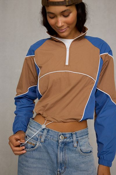 Out From Under Josephine Colorblock Windbreaker Quarter-Zip Pullover