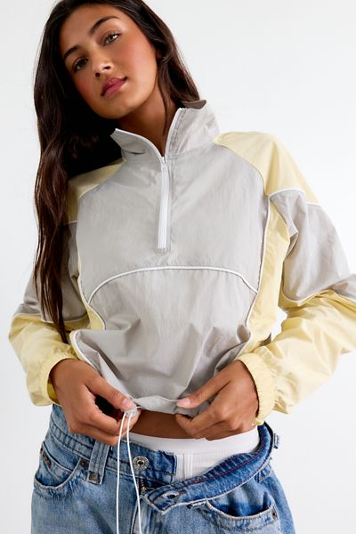 Out From Under Josephine Colorblock Windbreaker Quarter-Zip Pullover