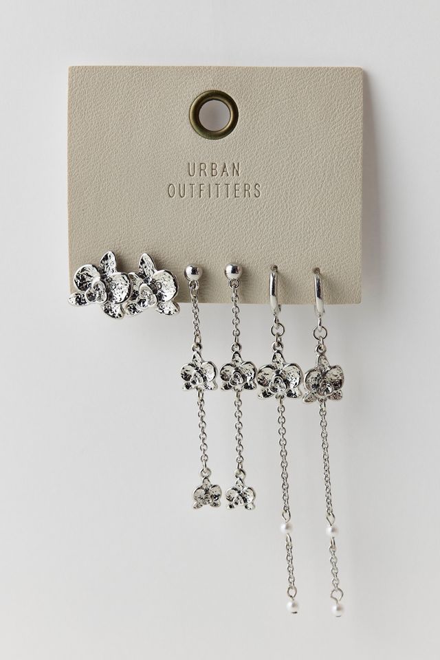 Lotus Dangle Earrings Set #2