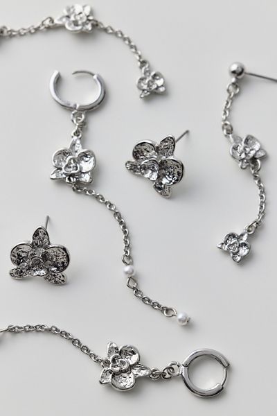 Lotus Dangle Earrings Set