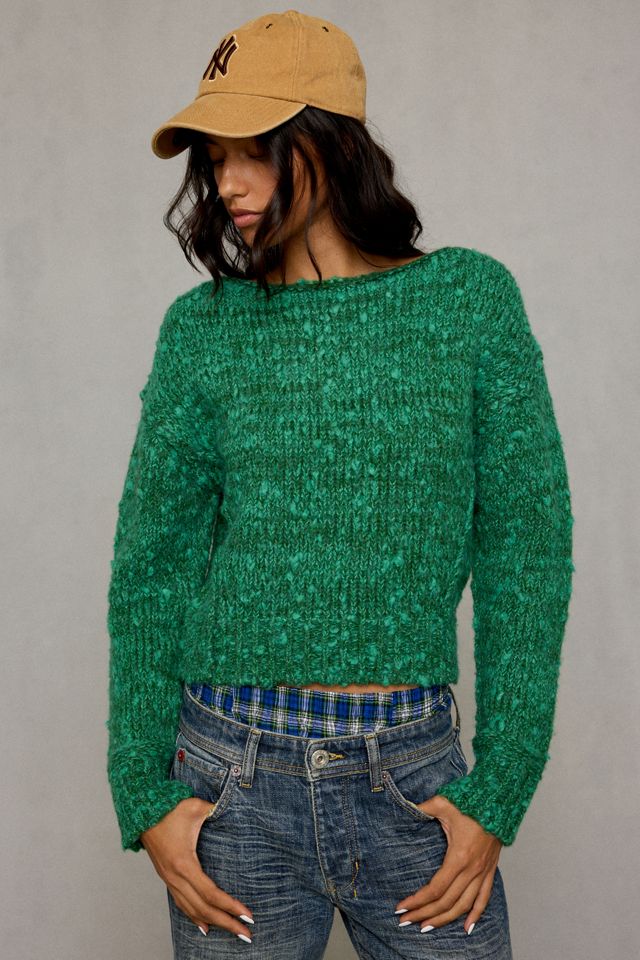 BDG Spruce Textured Knit Boatneck Sweater #1