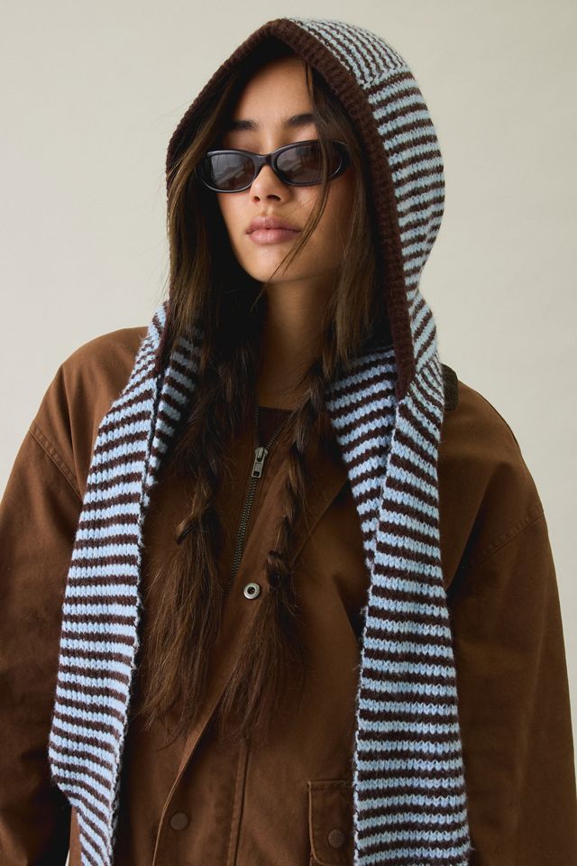 Andy Striped Scarf Hood #1