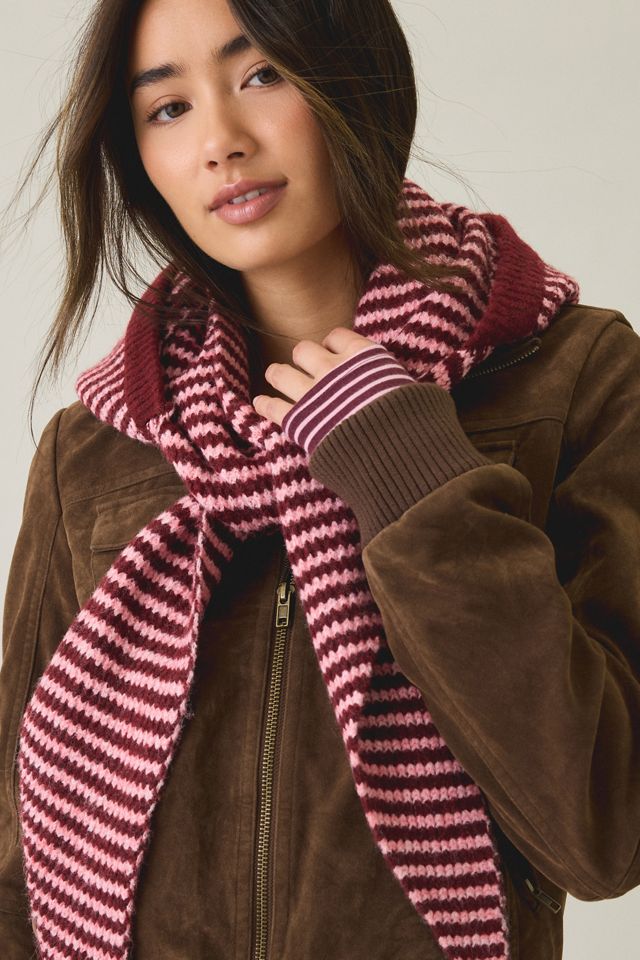 Andy Striped Scarf Hood #1
